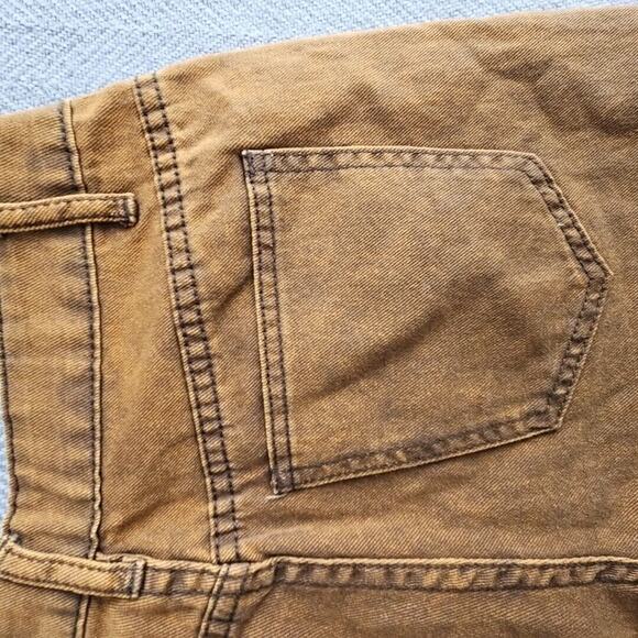 Shein Jeans Women's Size M (29x29) Flare Leg Copper Acid Wash Stretch Y2K Boho - Picture 11 of 16